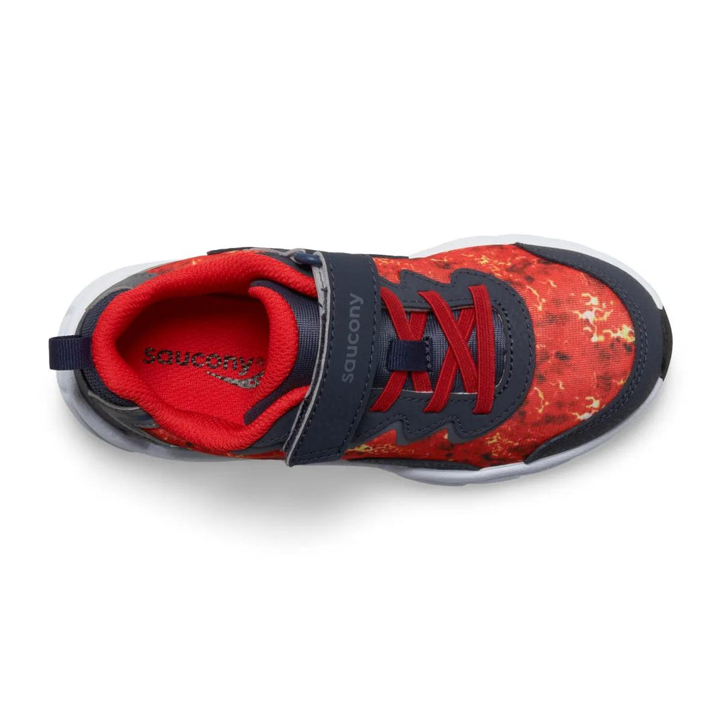 [SK267286-WIDE] PRESCHOOL SAUCONY FLASH A/C 3.0 (WIDE WIDTH) 'NAVY/RED'