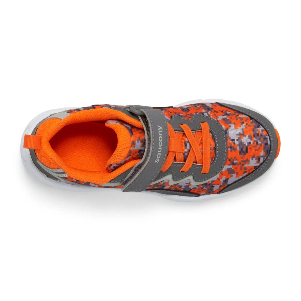 [SK267647] PRESCHOOL SAUCONY FLASH A/C 3.0 'ORANGE/CAMO'