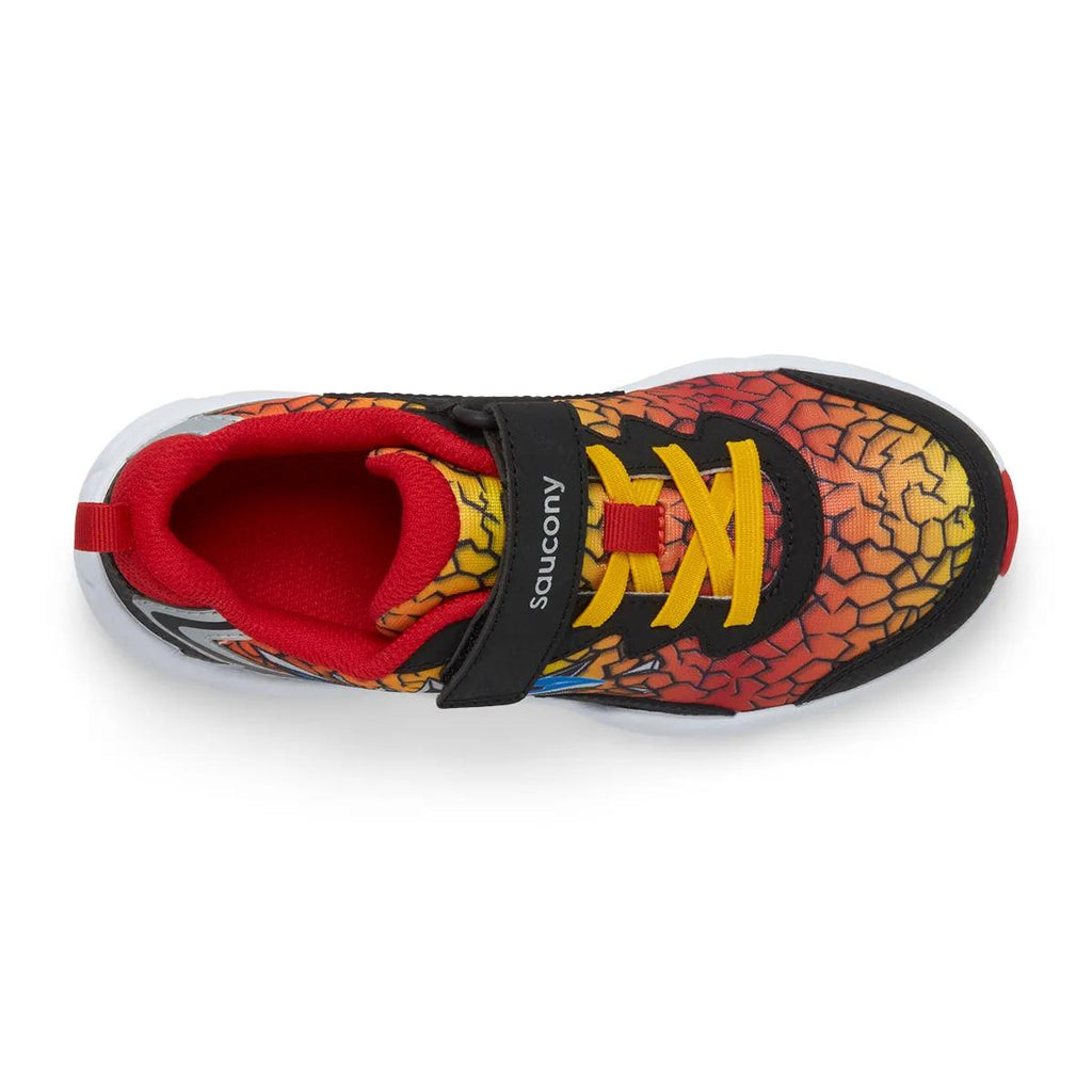 [SK267804-WIDE] PRESCHOOL SAUCONY FLASH A/C 3.0 (WIDE WIDTH) 'BLACK/RED/YELLOW'