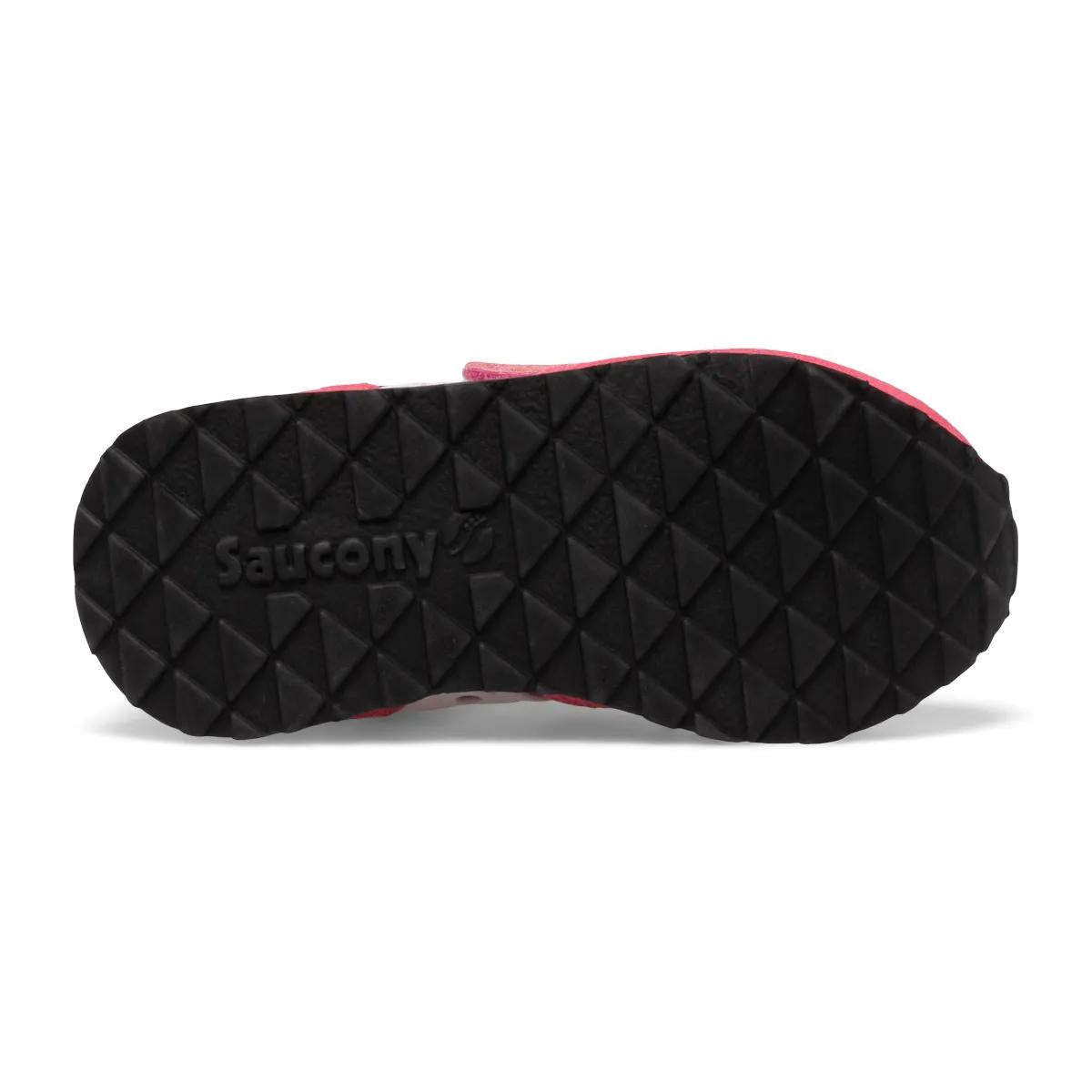 [SL166342-WIDE] TODDLERS SAUCONY JAZZ HOOK & LOOP 'PINK/PURPLE'