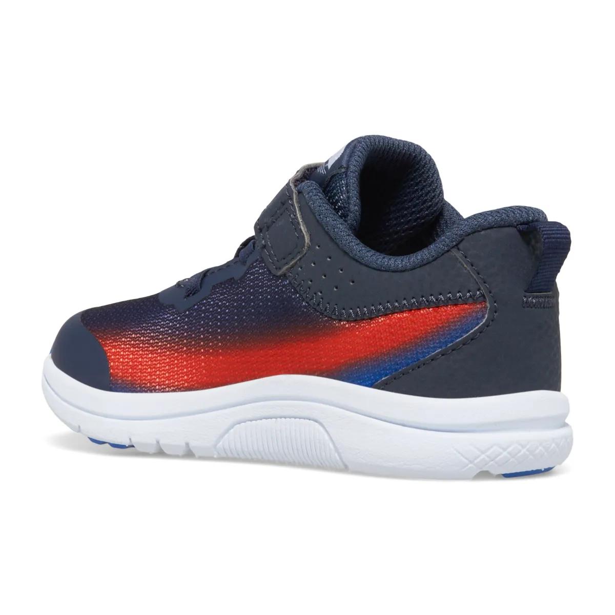 [SL267644-WIDE] TODDLERS SAUCONY KINVARA 14 'WIDE WIDTH' 'NAVY/RED'