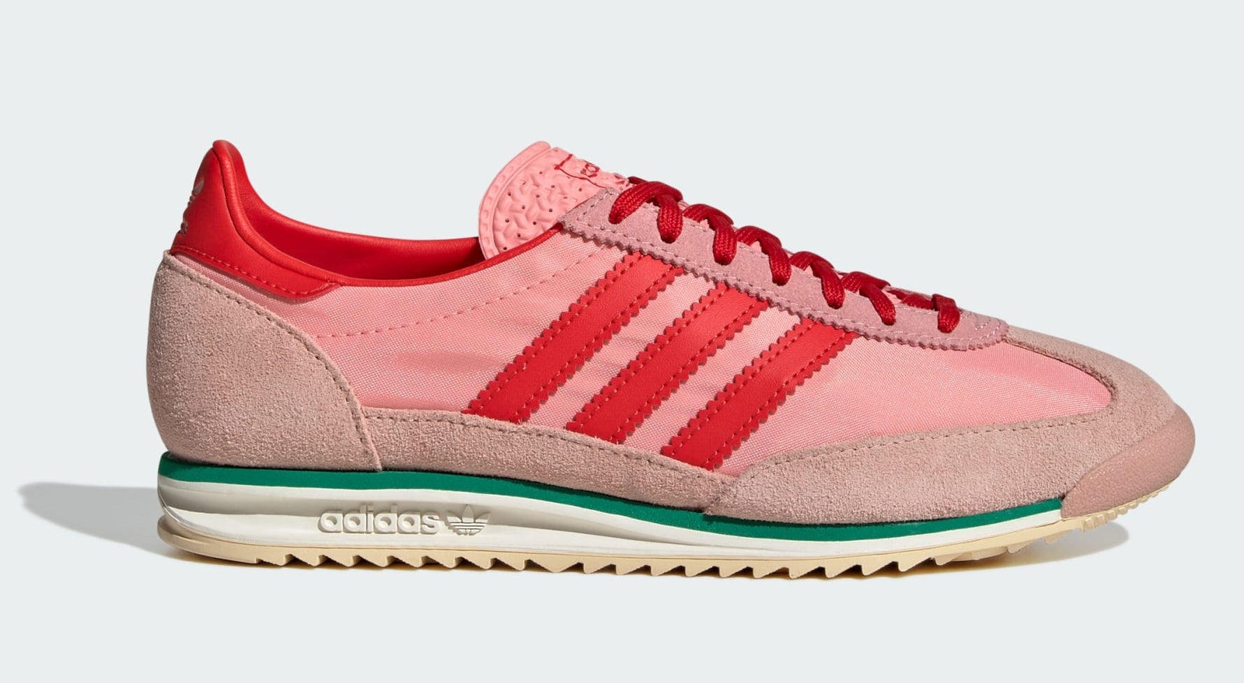 [JS0254] WOMENS ADIDAS SL 72 OG 'SEMI PINK SPARK RED'