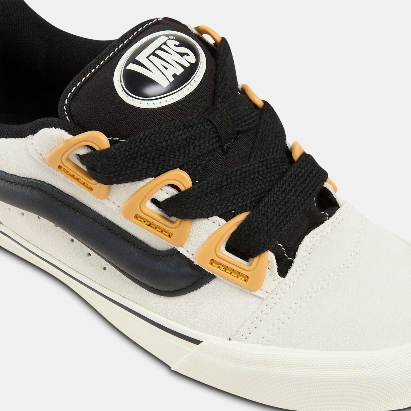 [VN000CZUC9F] MENS VANS KNU SKOOL - WHITE/BLACK/YELLOW
