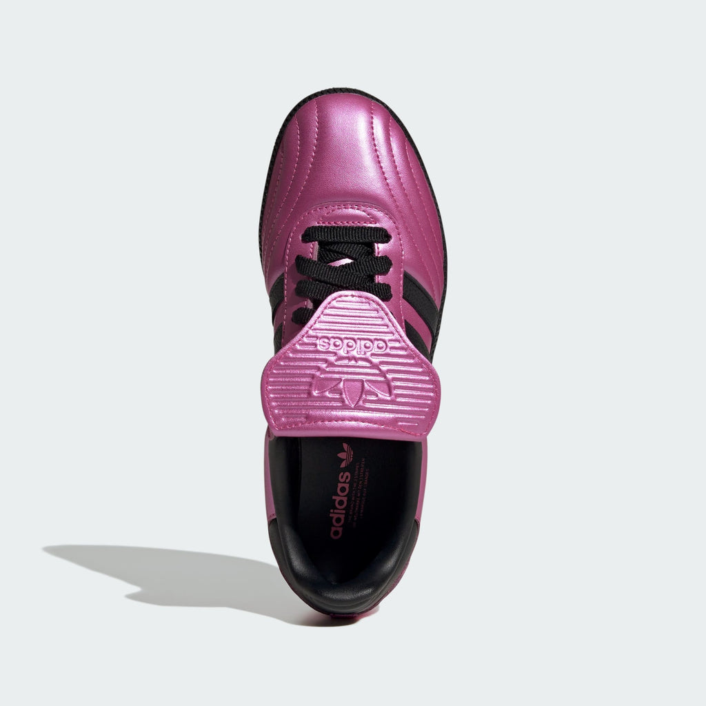 [JQ7451] Womens Adidas Samba LT Long Tongue 'Metallic Fuchsia'