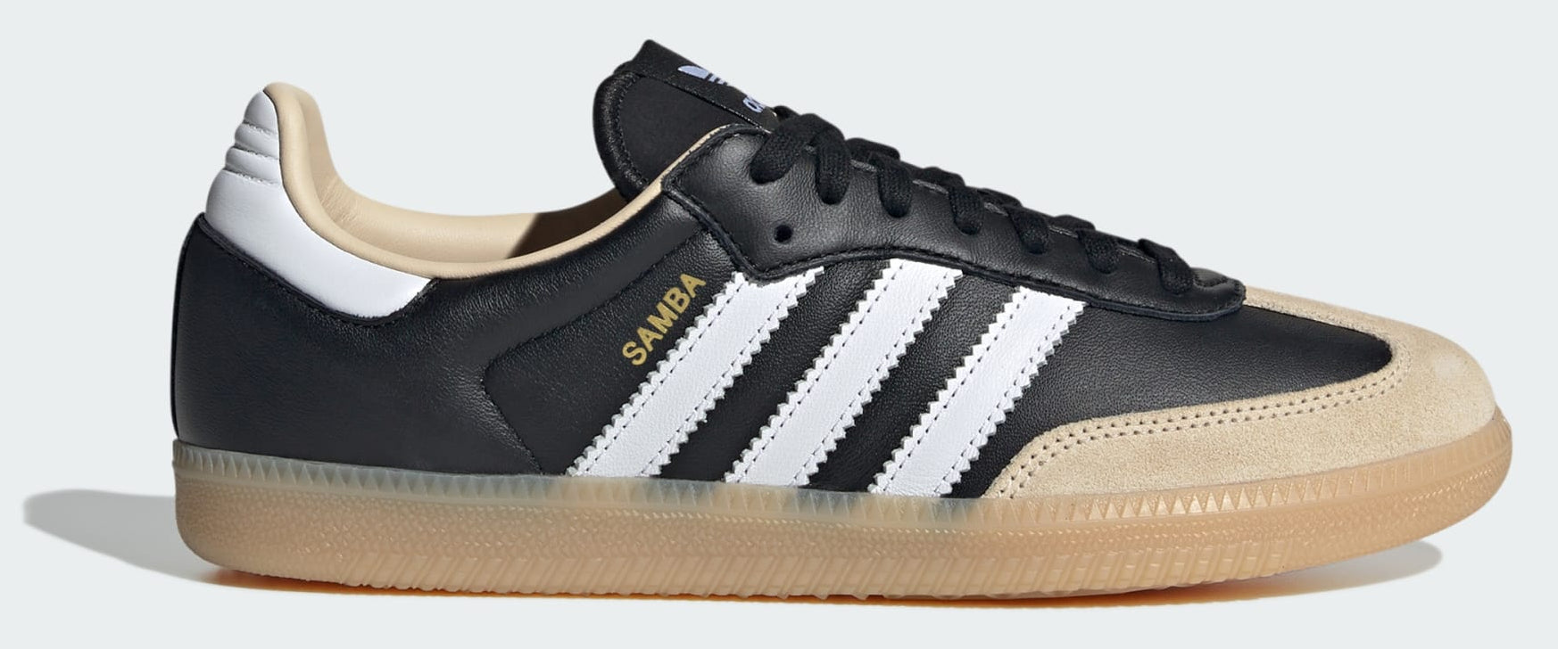 [JS3832] MENS ADIDAS SAMBA OG 'CORE BLACK CLOUD WHITE GUM' - 8.5