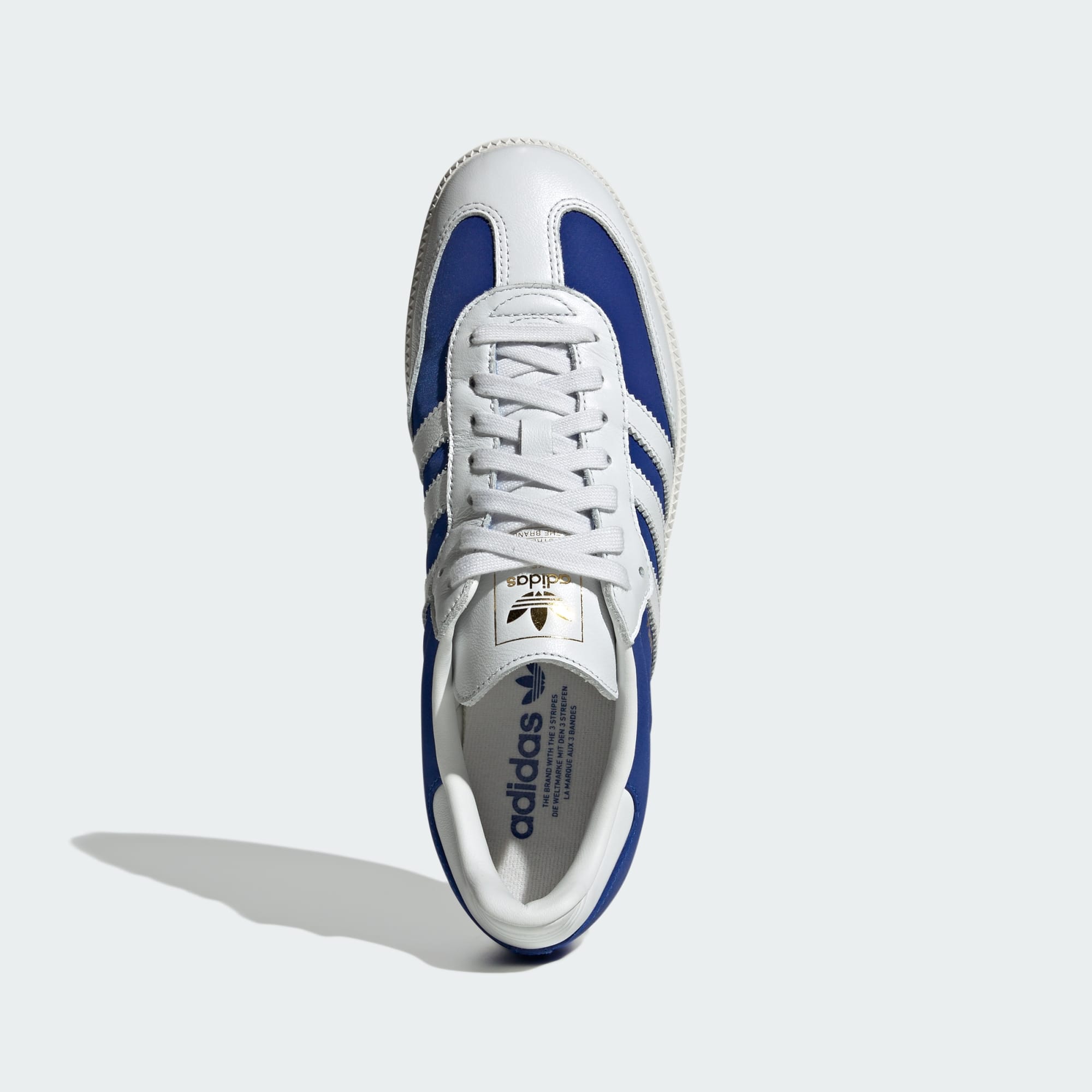 [JI3203] MENS ADIDAS SAMBA OG 'CRYSTAL WHITE ROYAL BLUE'