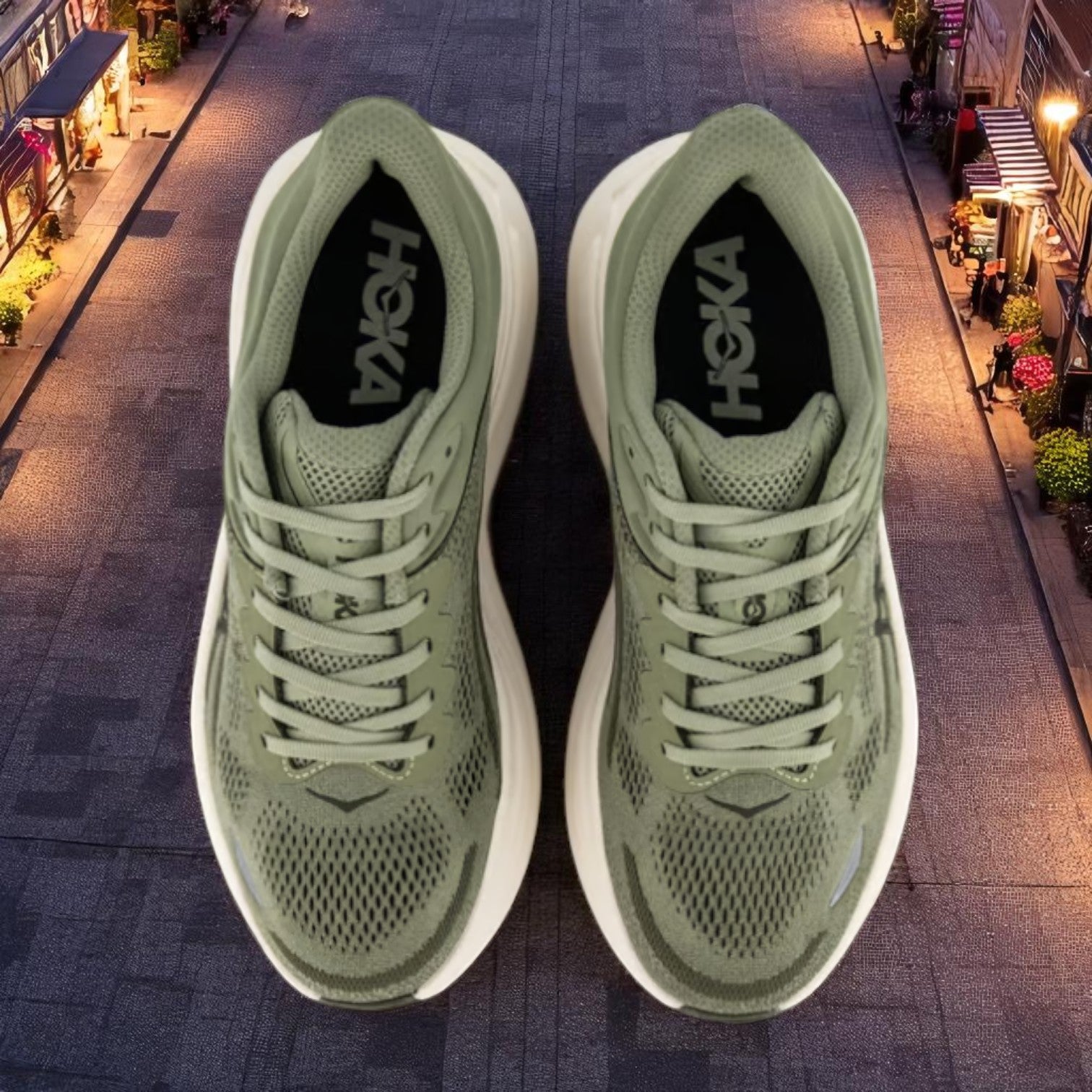 [1162011-SSSC] Mens Hoka One One Bondi 9 'Sea Moss Eucalyptus'