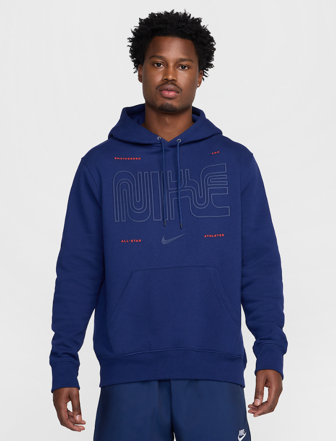 [HV5065-492] MENS NIKE CLUB PULLOVER HOODIE