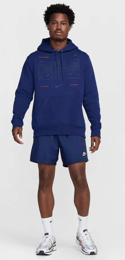 [HV5065-492] MENS NIKE CLUB PULLOVER HOODIE