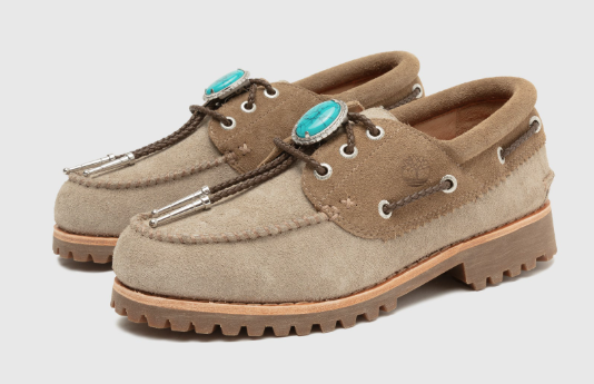[TB0A6G83EW1] MENS TIMBERLAND 3-EYE LUG HANDSEWN BOAT SHOE 'PACKER SANTA FE'