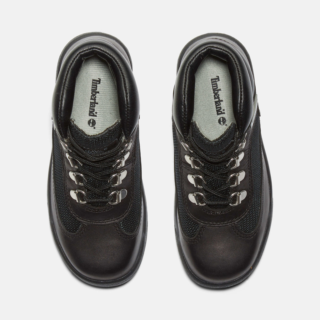[TB015706001] Preschool Timberland FIELD BOOT YOUTH 'TRIPLE BLACK'