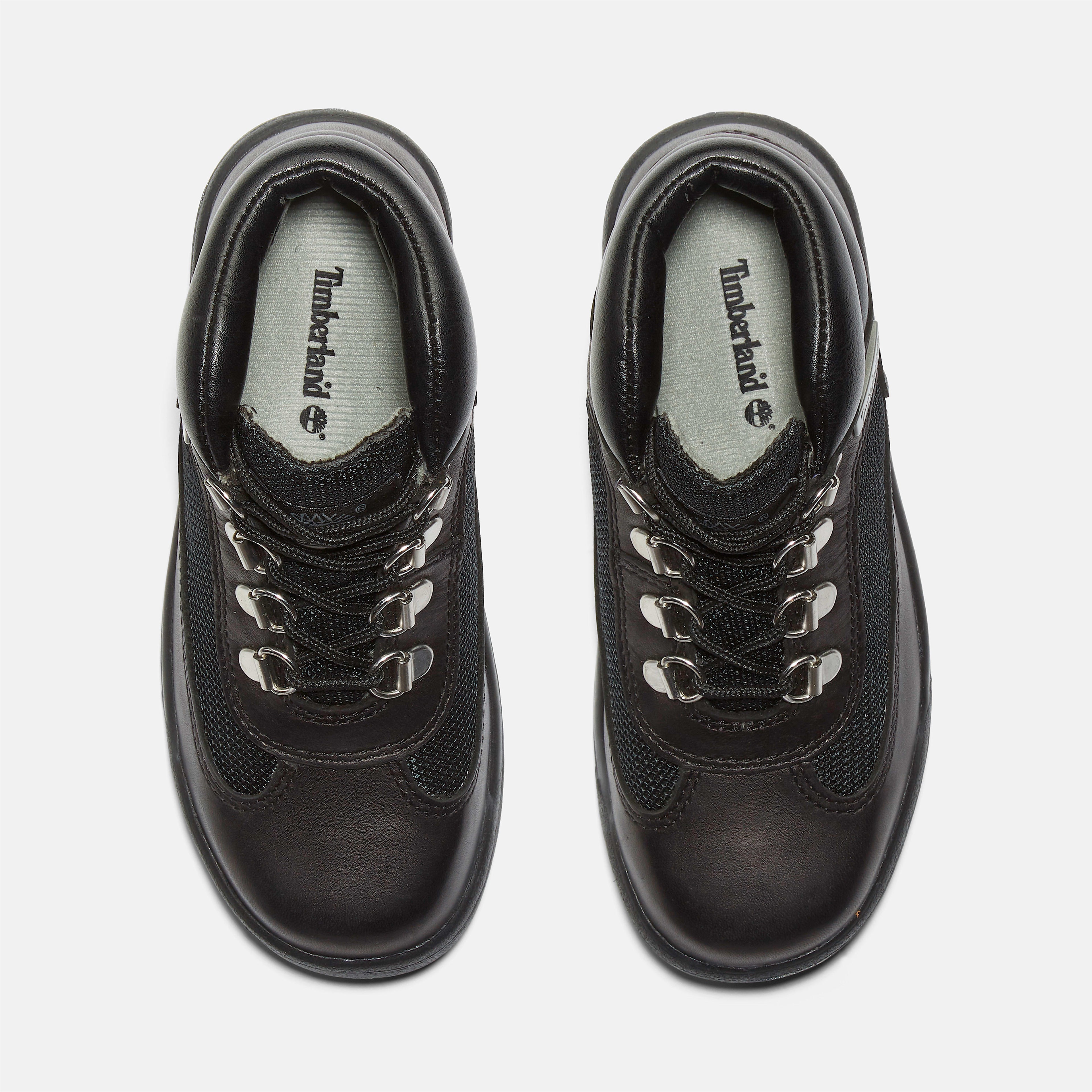 [TB015706001] Preschool Timberland FIELD BOOT YOUTH 'TRIPLE BLACK'