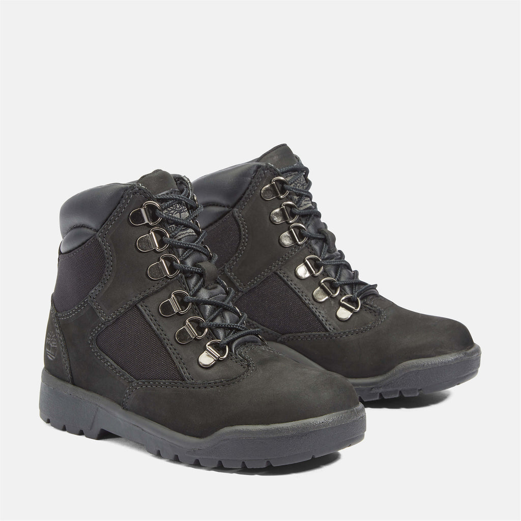 [TB044790001] Preschool Timberland 6 INCH FIELD BOOT YOUTH 'BLACK'