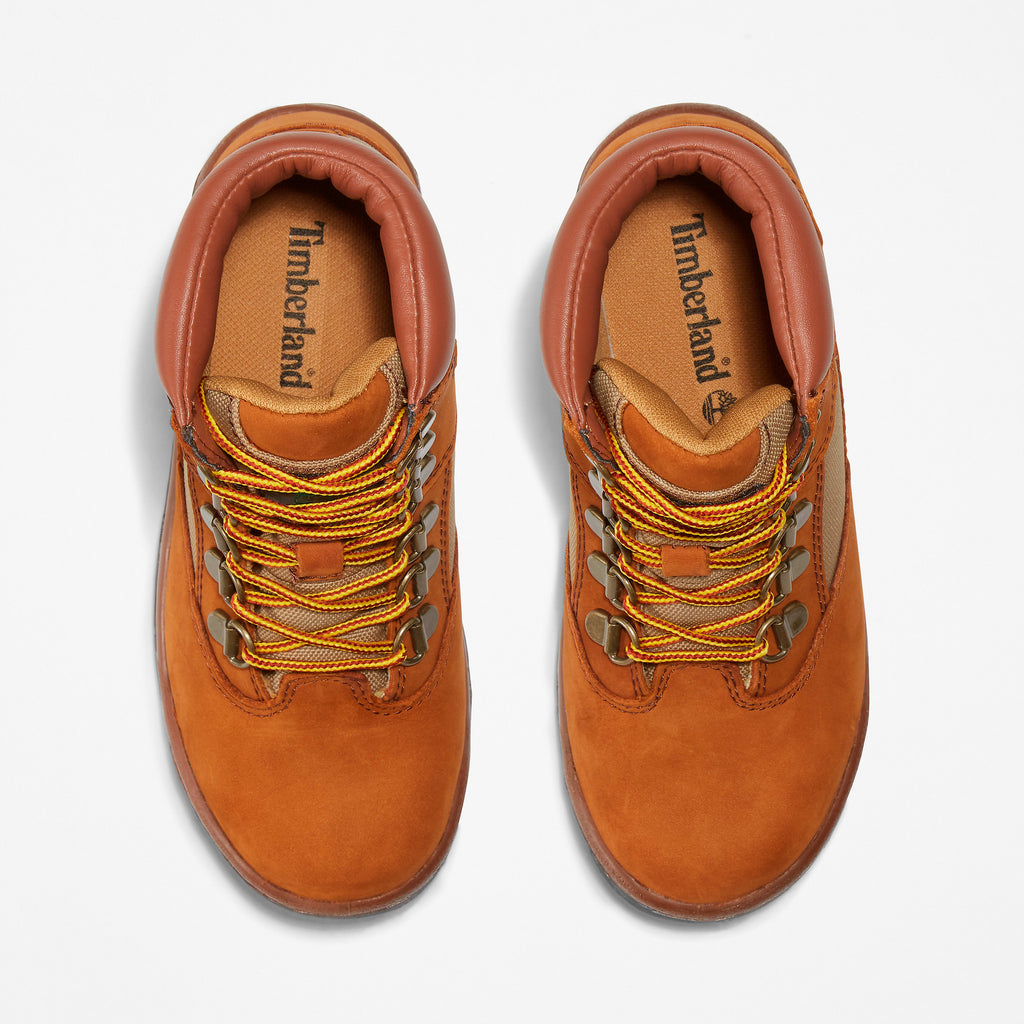 [TB044796210] Preschool Timberland 6 INCH FIELD BOOT YOUTH 'MEDIUM BROWN'