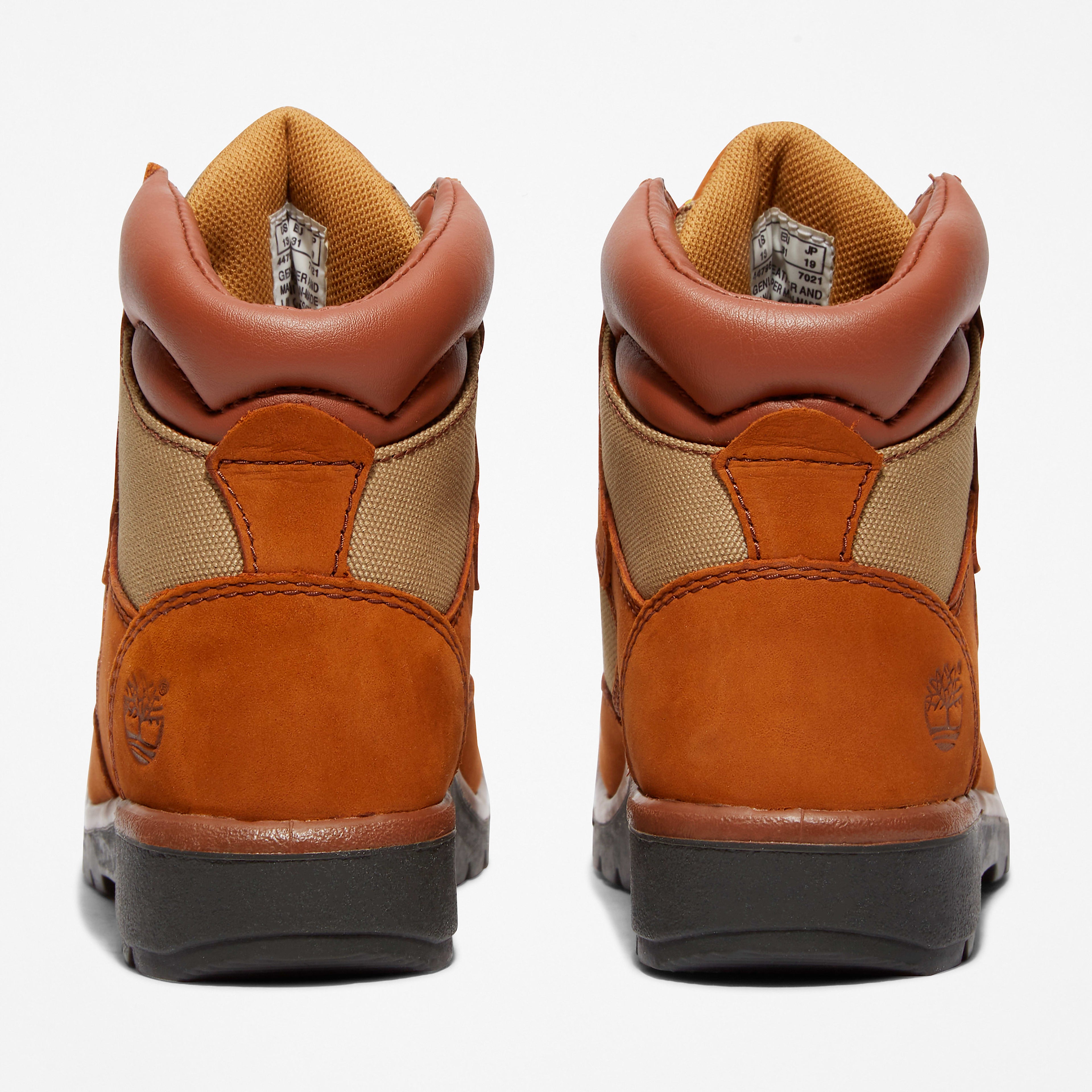 [TB044996210] Grade School Timberland 6 INCH FIELD BOOT JUNIOR 'MEDIUM BROWN'