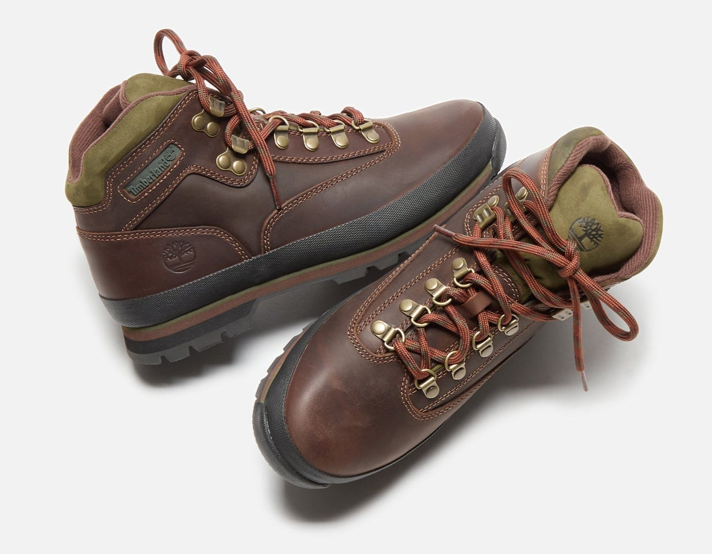 [TB095100214] MENS TIMBERLAND EURO HIKER LEATHER BOOT 'MEDIUM BROWN'