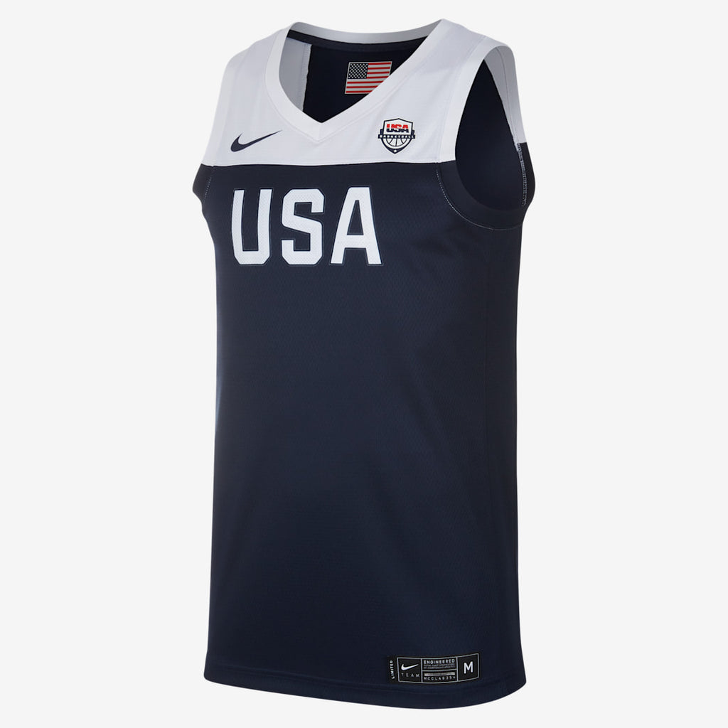 [CJ6872-451] MENS NIKE USA BASKETBALL ROAD JERSEY