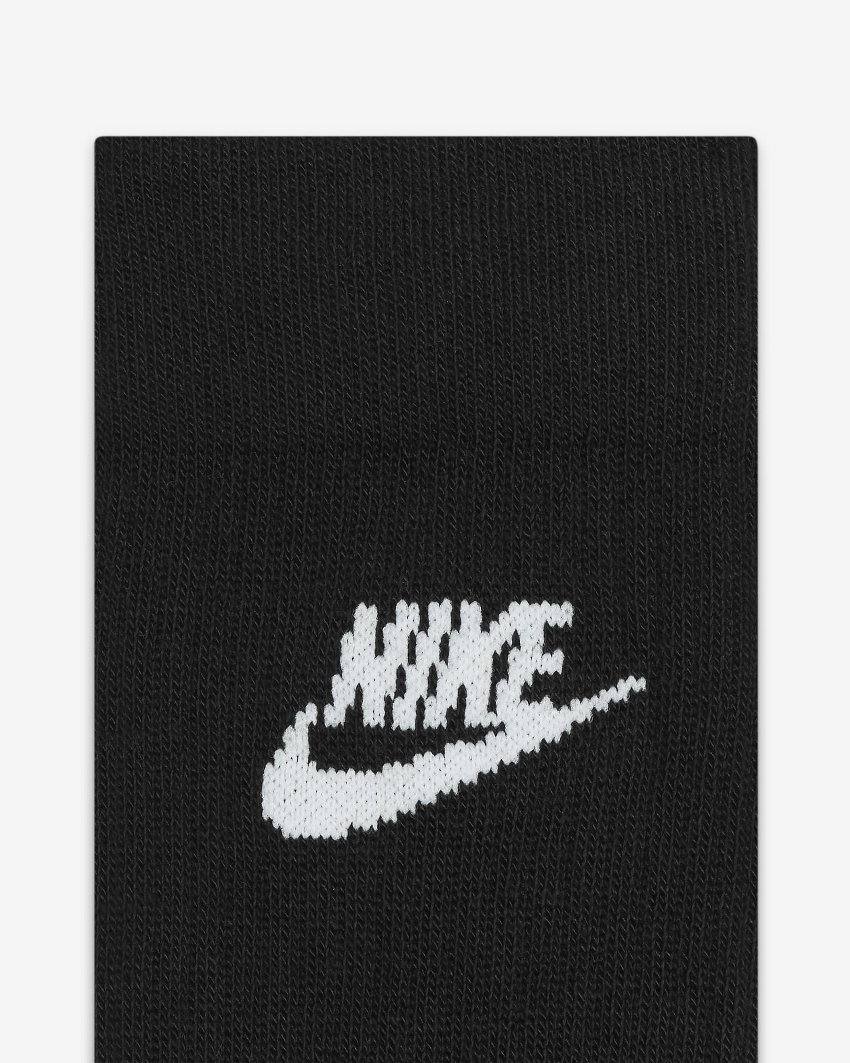 [DX5025-010] MENS NIKE SPORTSWEAR EVERYDAY ESSENTIAL CREW SOCKS 3 PAIRS