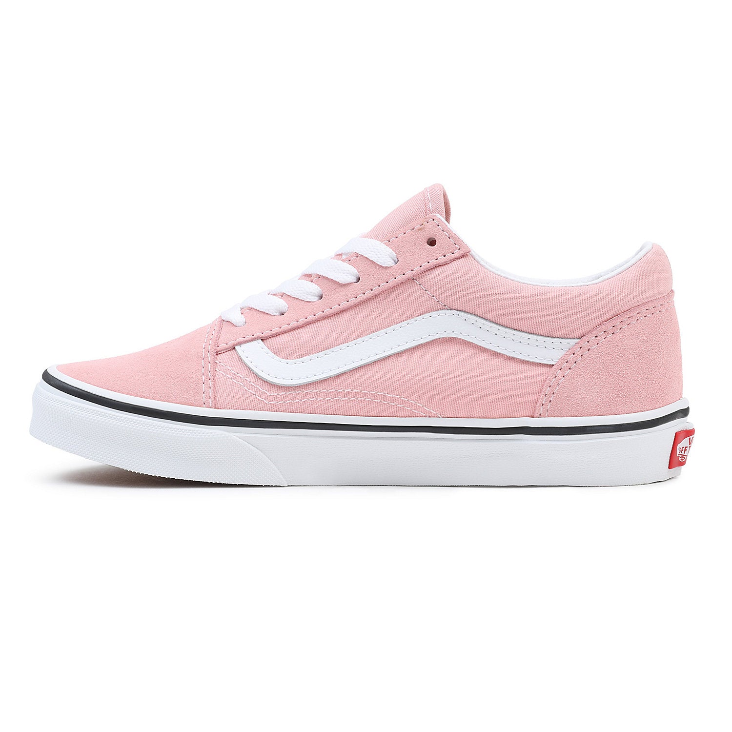 [VN0A4UHZ9AL] YOUTH VANS OLD SKOOL - PINK/WHITE