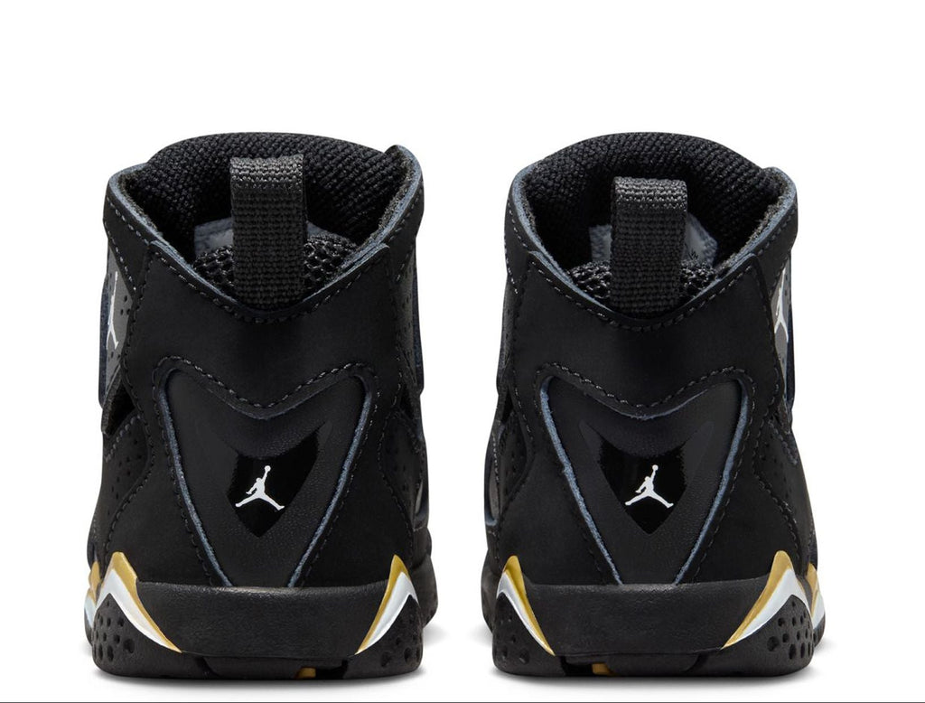 [343797-017] TODDLERS AIR JORDAN TRUE FLIGHT 'BLACK METALLIC GOLD WHITE'