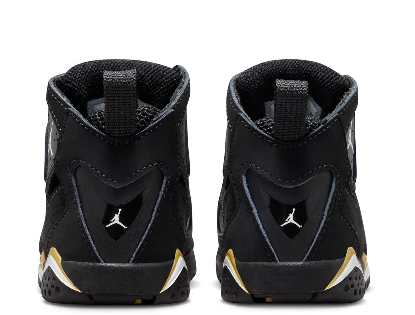 [343797-017] TODDLERS AIR JORDAN TRUE FLIGHT 'BLACK METALLIC GOLD WHITE'