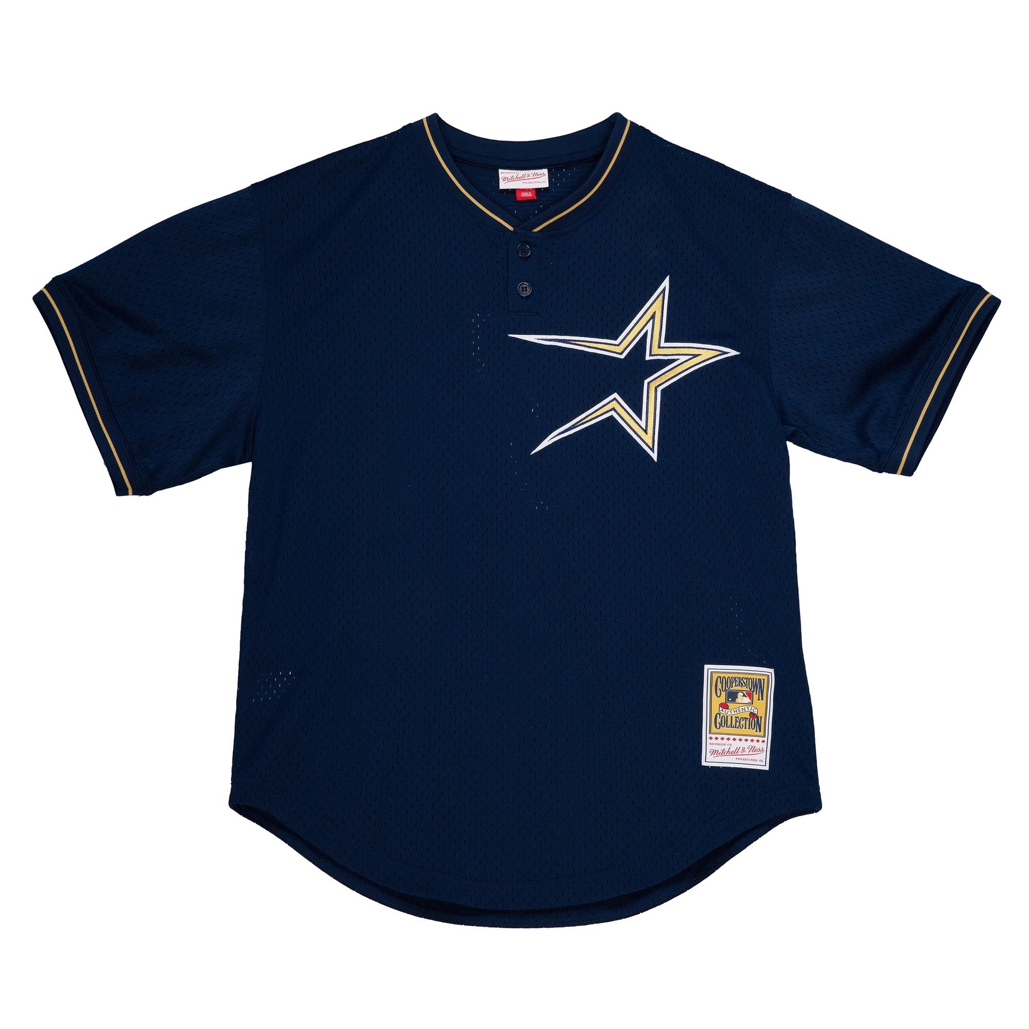 Mens Mitchell & Ness MLB AUTHENTIC BP JERSEY - PULLOVER ASTROS 1997 CRAIG BIGGIO