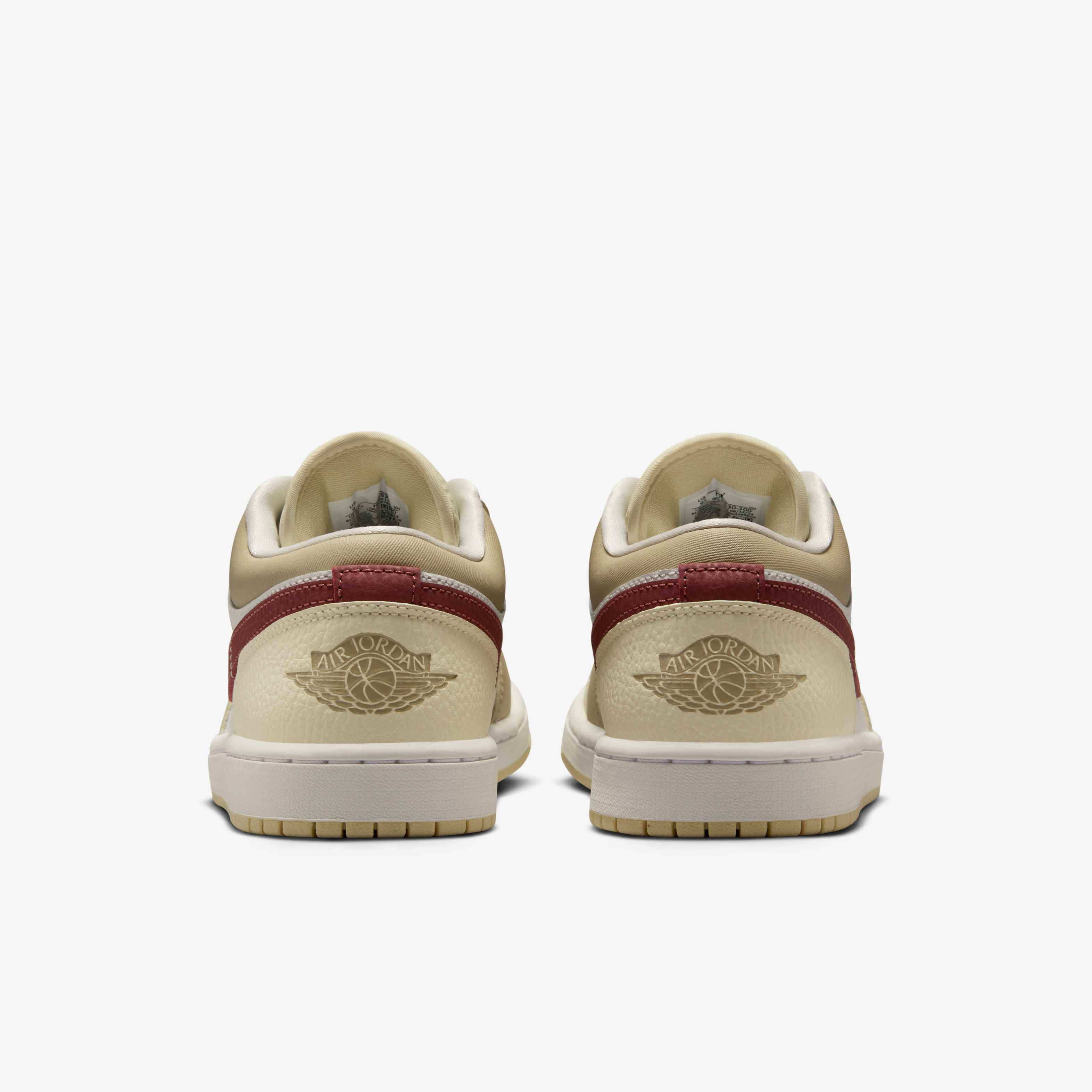 [HV6530-100] WOMENS AIR JORDAN RETRO 1 LOW CE 'DESERT KHAKI RED SEPIA'