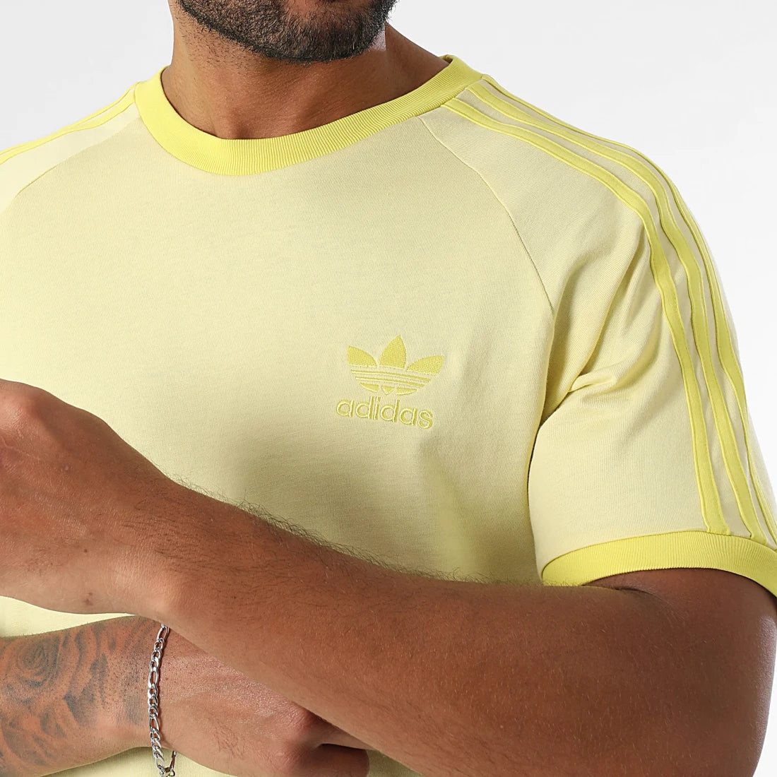 [JN7021] MENS ADIDAS ORIGINALS ADICOLOR CLASSICS 3-STRIPES T-SHIRT