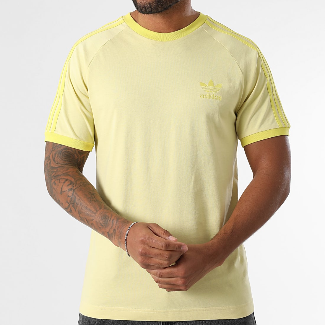 [JN7021] MENS ADIDAS ORIGINALS ADICOLOR CLASSICS 3-STRIPES T-SHIRT