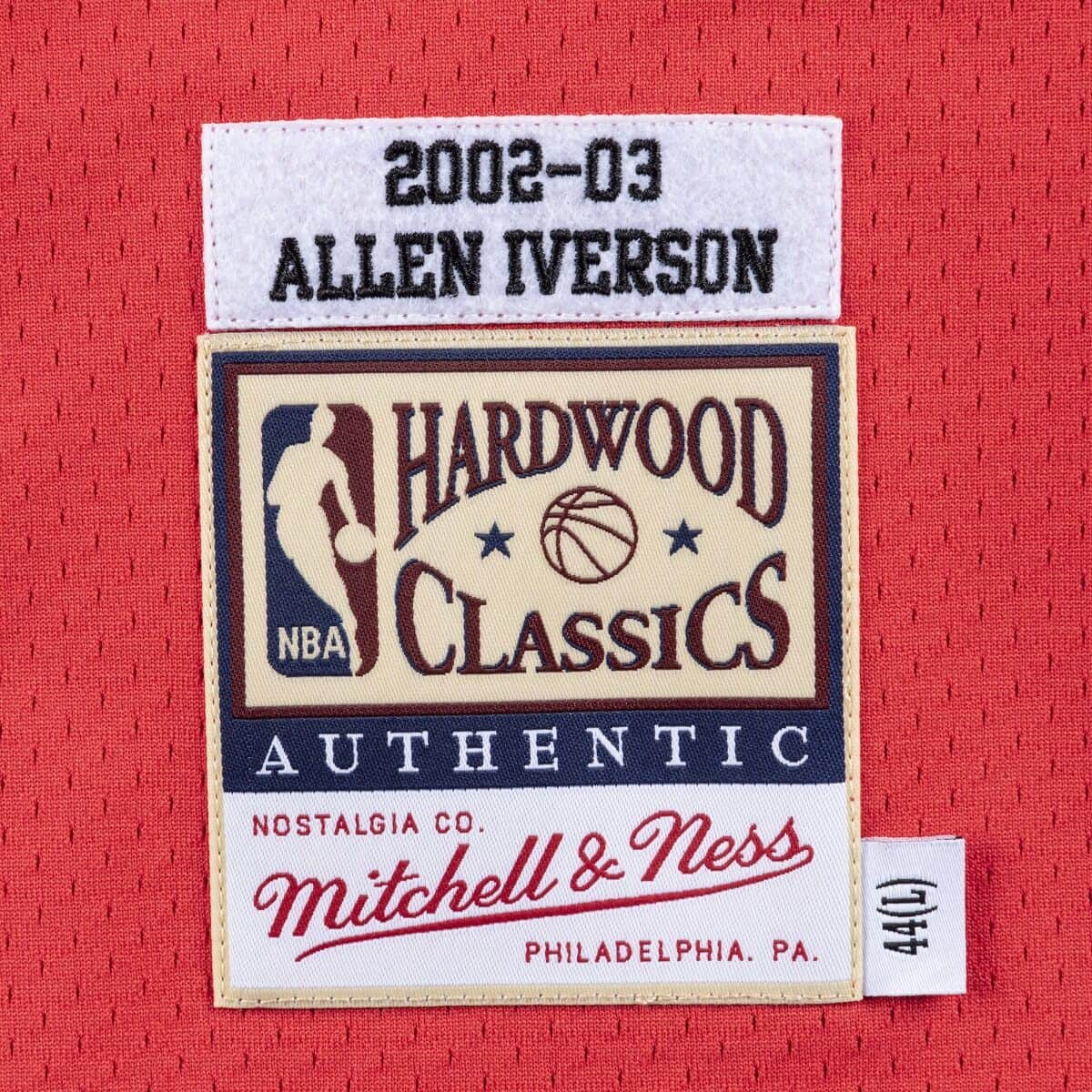 MENS MITCHELL & NESS AUTHENTIC JERSEY 76ERS 02-03 ALLEN IVERSON