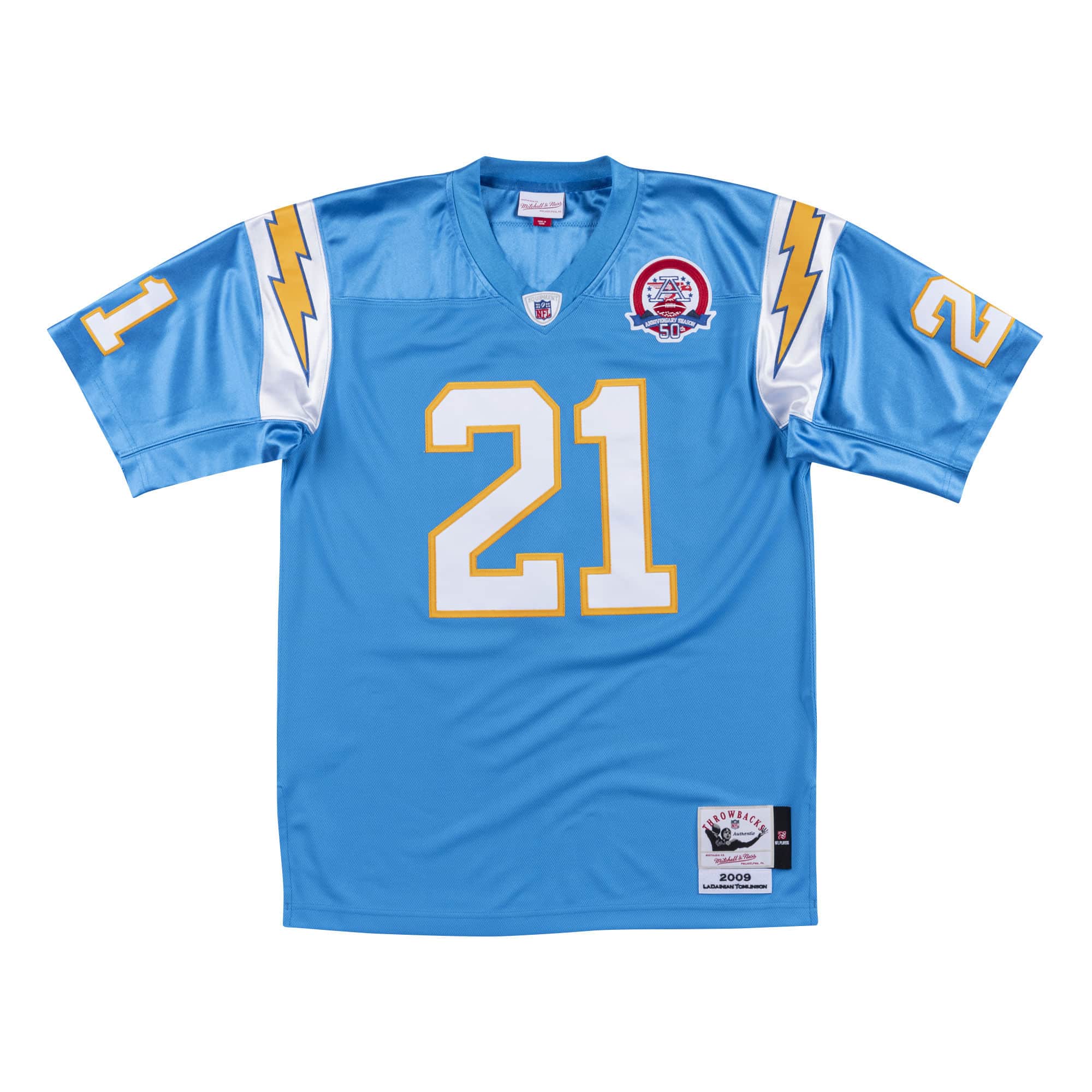 Mens Mitchell & Ness NFL AUTHENTIC JERSEY CHARGERS 2009 LADAINIAN TOMLINSON