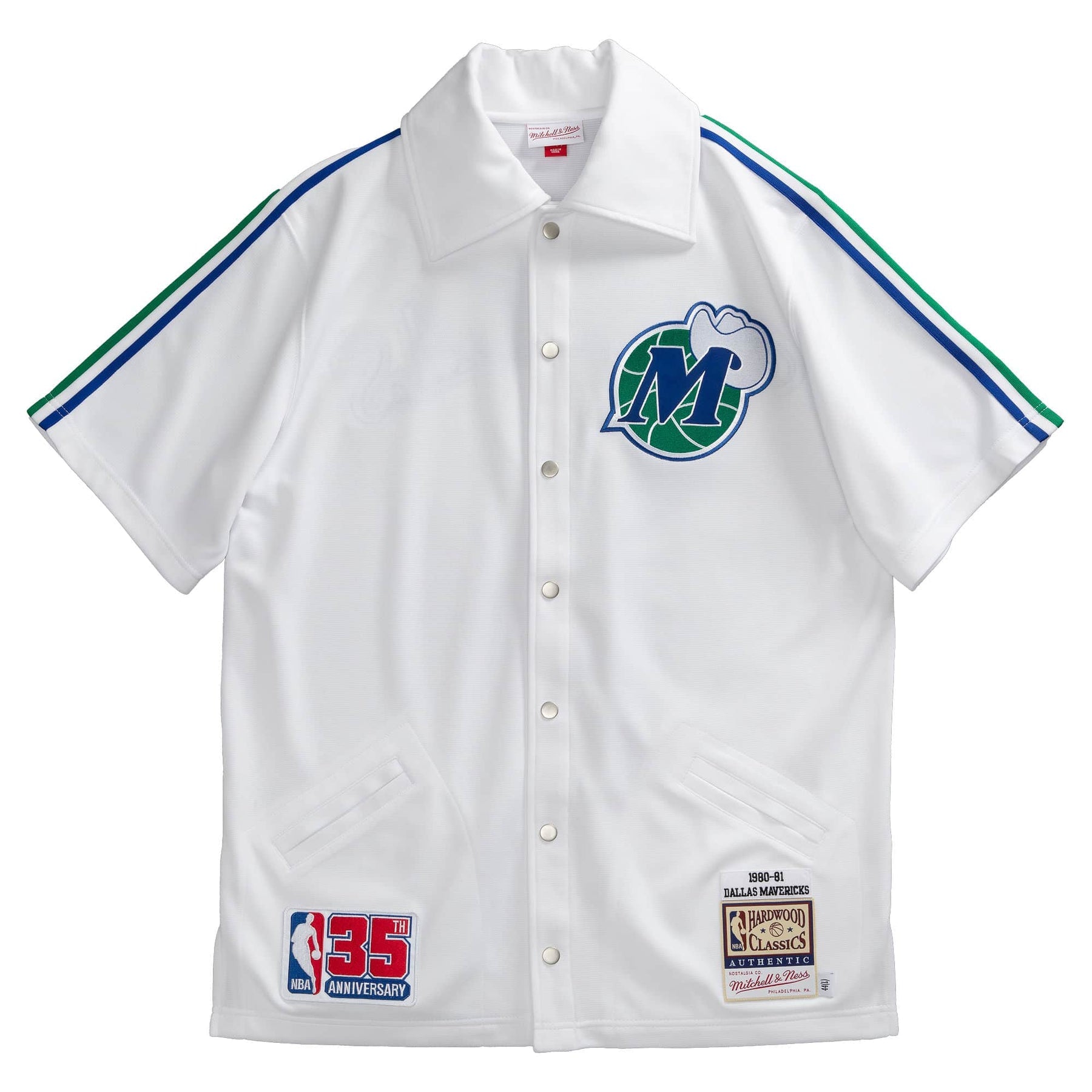 MENS MITCHELL & NESS NBA AUTHENTIC SHOOTING SHIRT MAVERICKS 80