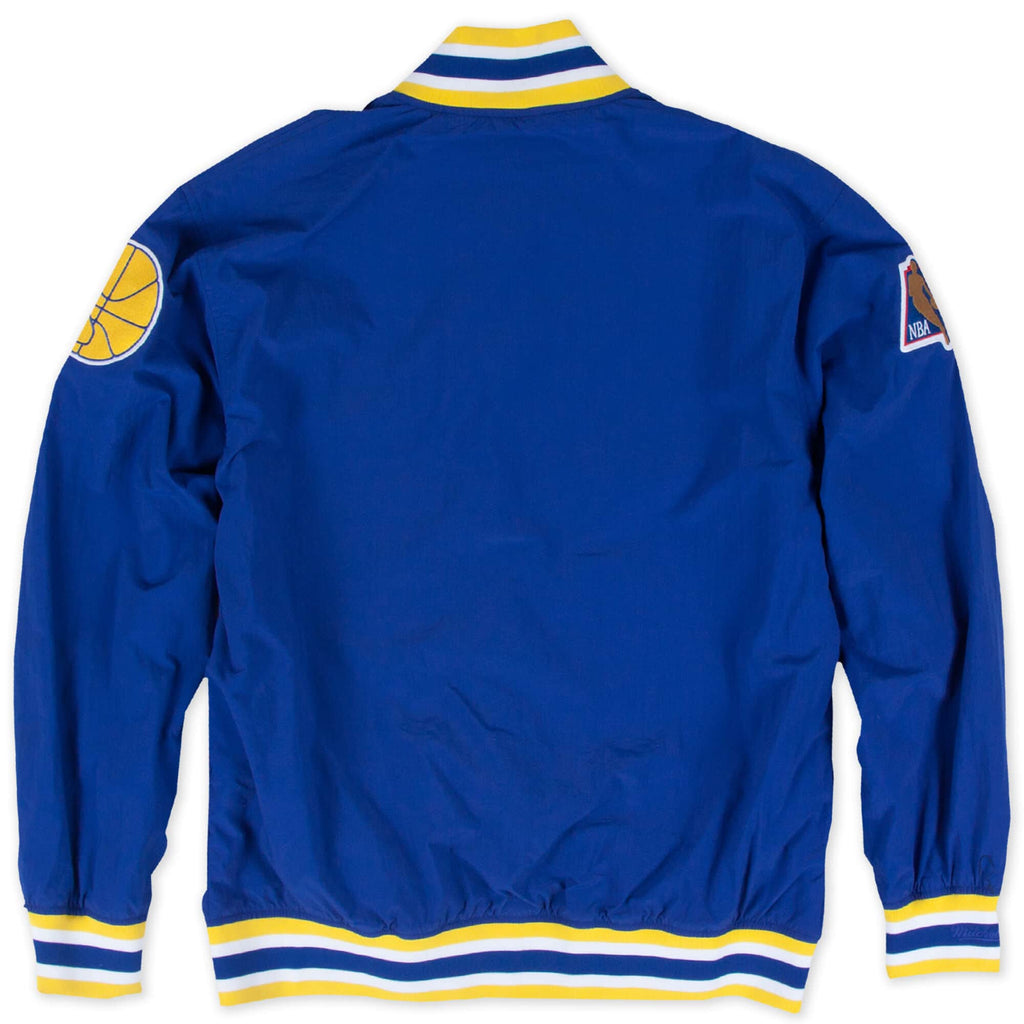 Mens Mitchell & Ness NBA AUTHENTIC WARM UP JACKET WARRIORS 96-97