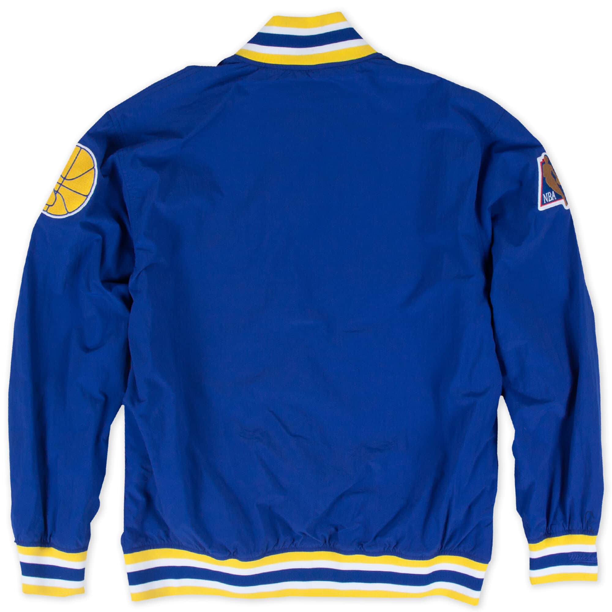 Mens Mitchell & Ness NBA AUTHENTIC WARM UP JACKET WARRIORS 96-97