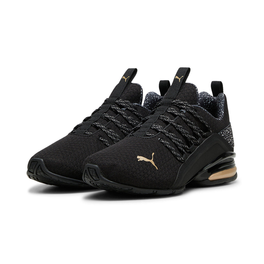[310129-01] WOMENS PUMA AXELION MINIMA LEOPARD