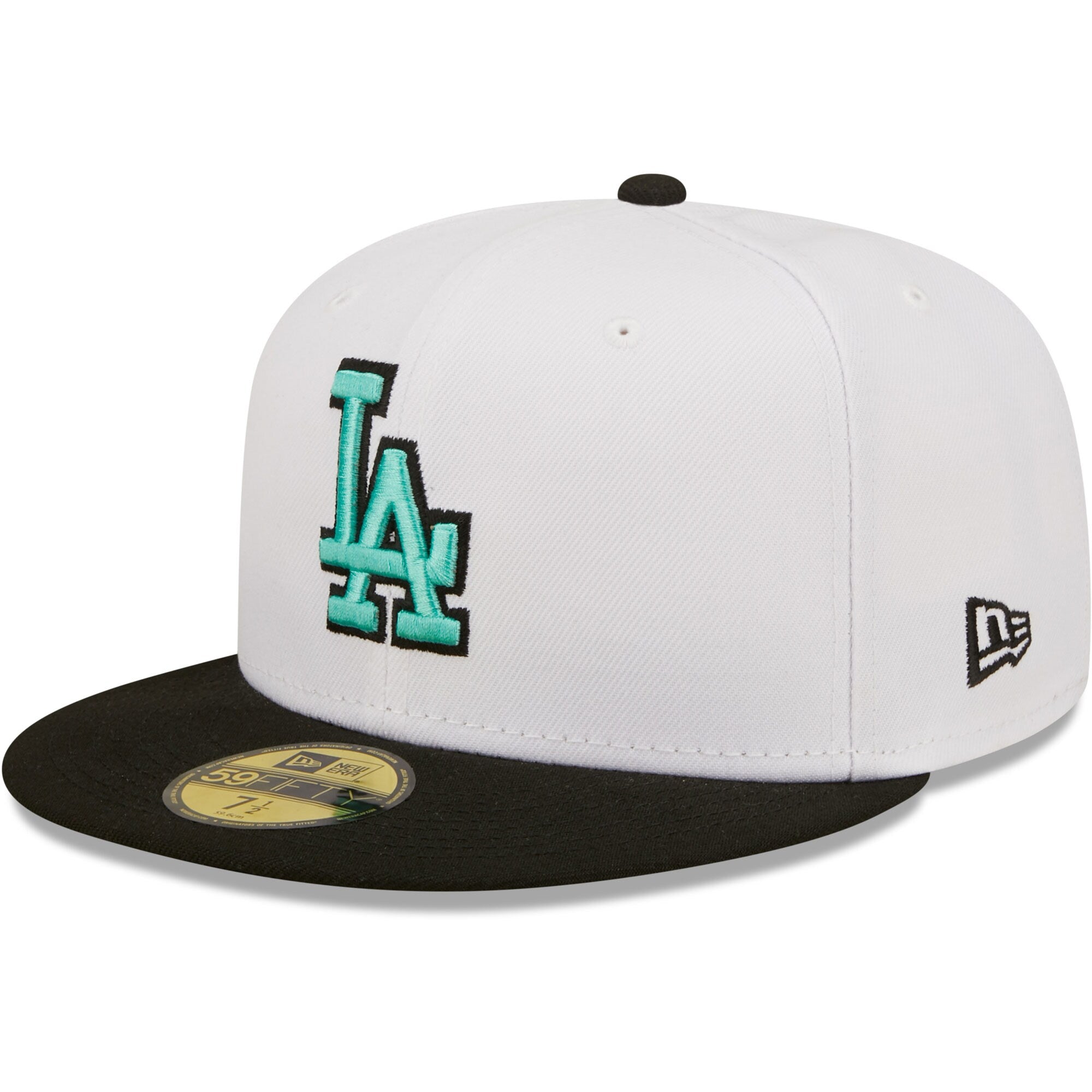 [60204448] Mens New Era MLB LA DODGERS 5950 FITTED 'COLOR PACK' - WHITE/BLACK