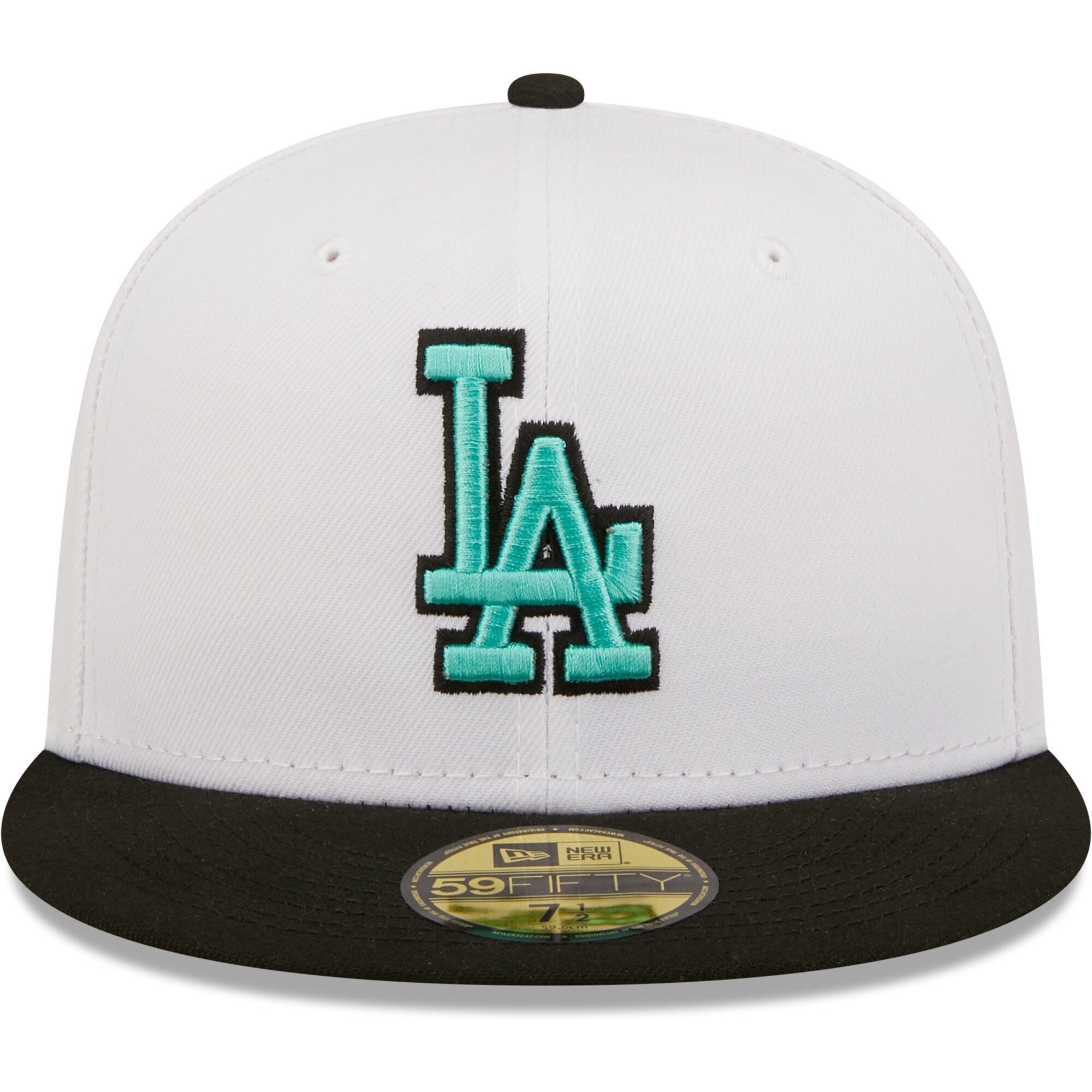 [60204448] Mens New Era MLB LA DODGERS 5950 FITTED 'COLOR PACK' - WHITE/BLACK