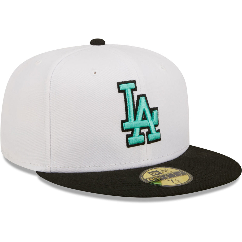 [60204448] Mens New Era MLB LA DODGERS 5950 FITTED 'COLOR PACK' - WHITE/BLACK