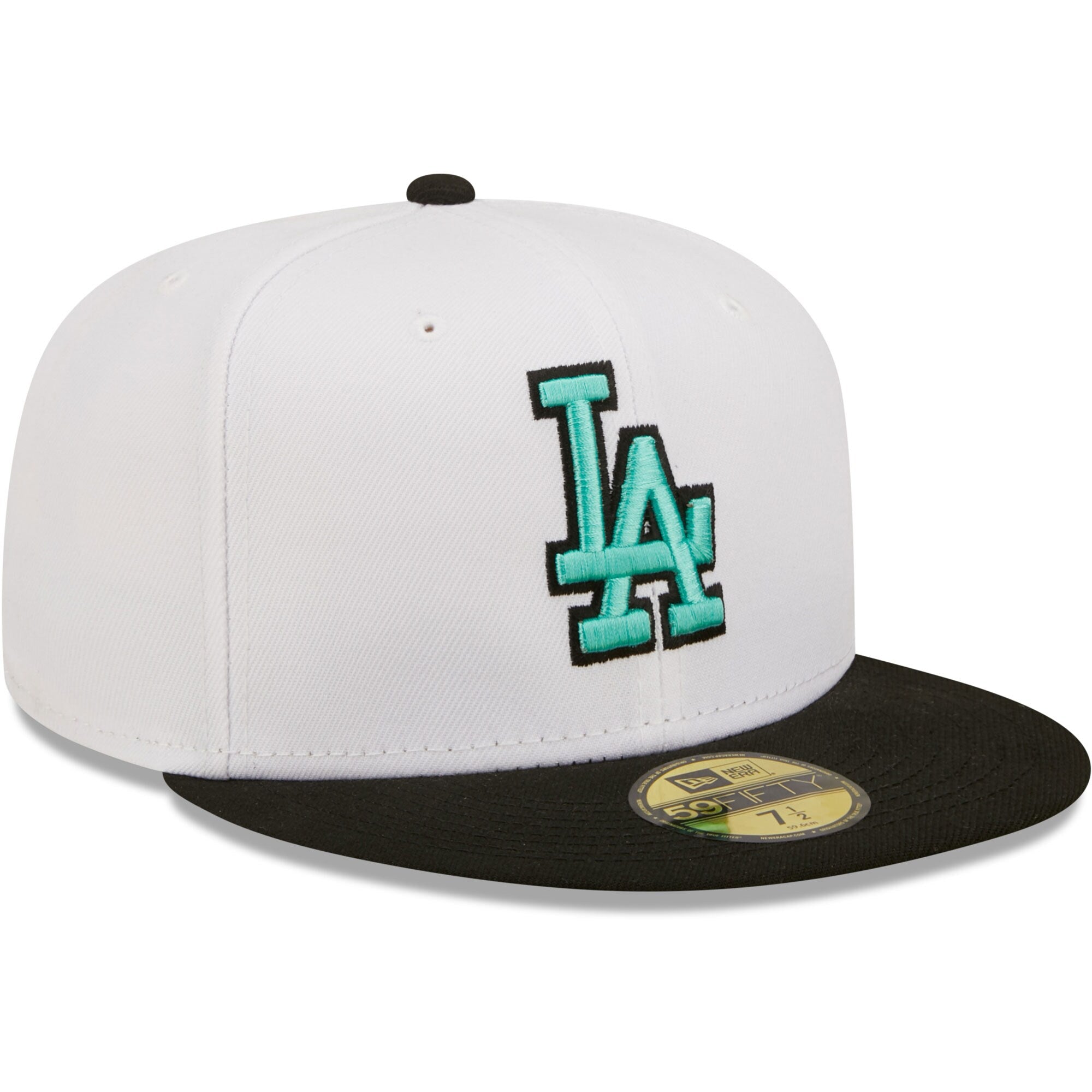 [60204448] Mens New Era MLB LA DODGERS 5950 FITTED 'COLOR PACK' - WHITE/BLACK