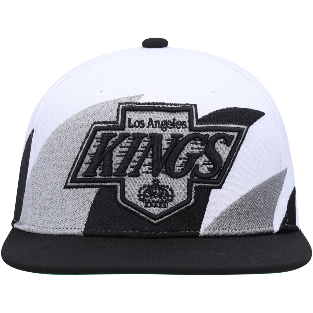MENS MITCHELL & NESS NHL VINTAGE SHARKTOOTH SNAPBACK KINGS - WHITE