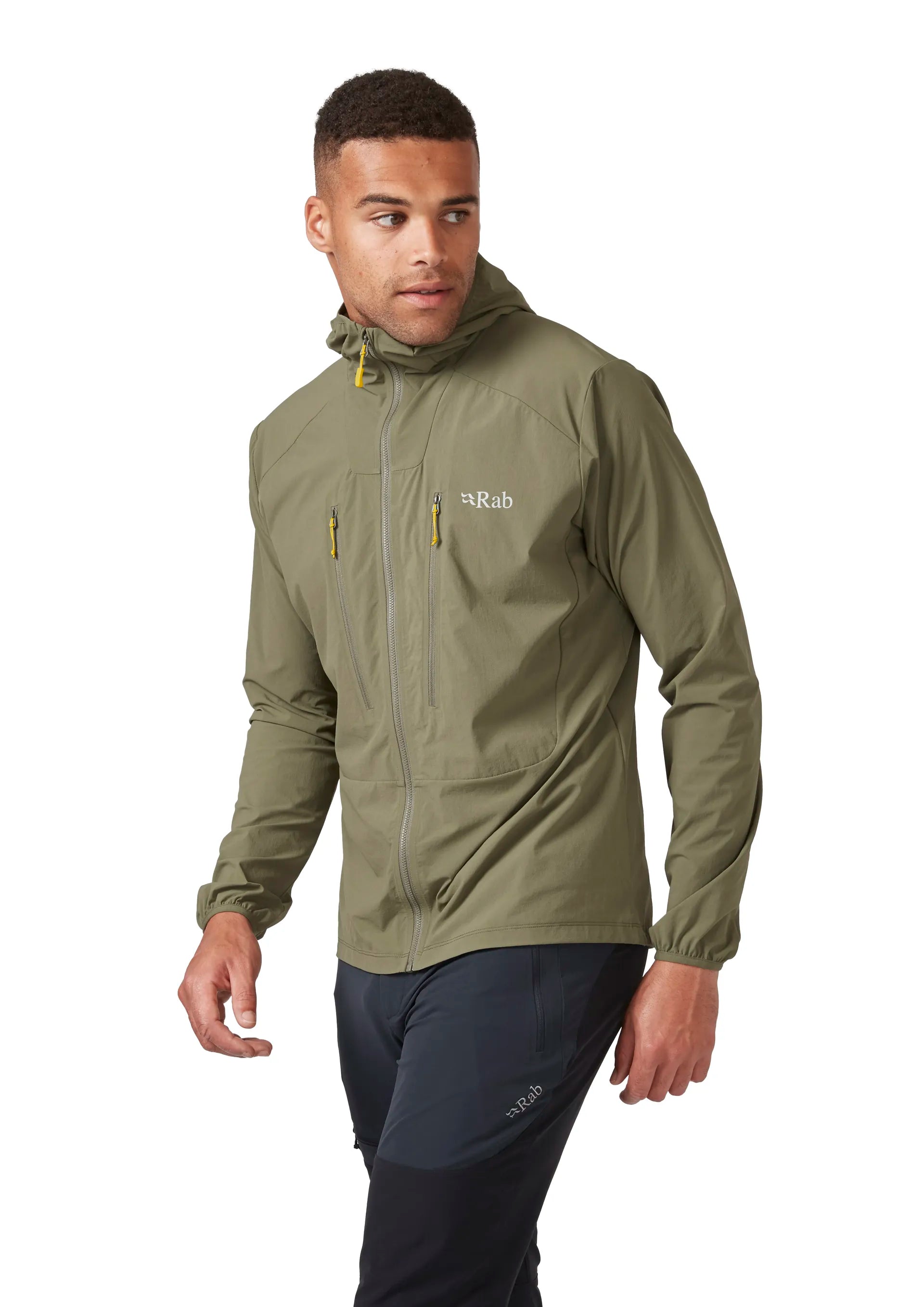 [QWS-35-LKH] MENS RAB BOREALIS HOODED SLIM FIT JACKET