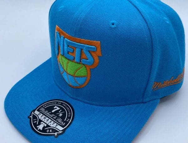 MENS MITCHELL & NESS NBA MYSTERY VAN FITTED HWC NETS - BLUE