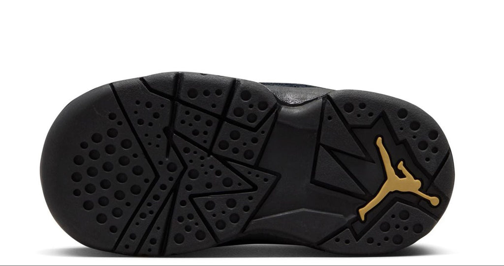 [343797-017] TODDLERS AIR JORDAN TRUE FLIGHT 'BLACK METALLIC GOLD WHITE'