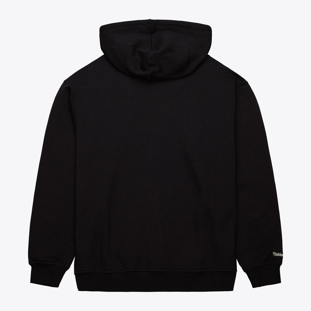 MENS MITCHELL & NESS PLAYOFF WIN 2.0 FULL ZIP FLEECE VINTAGE LOGO BULLS