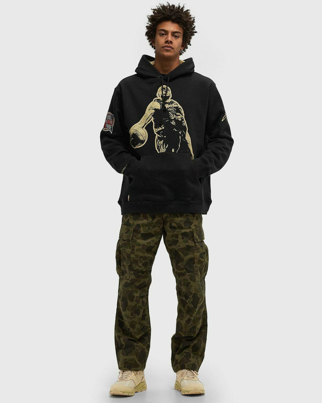 MENS MITCHELL & NESS 2024 HOF PREMIUM FLEECE HOODIE MULTI VINCE CARTER