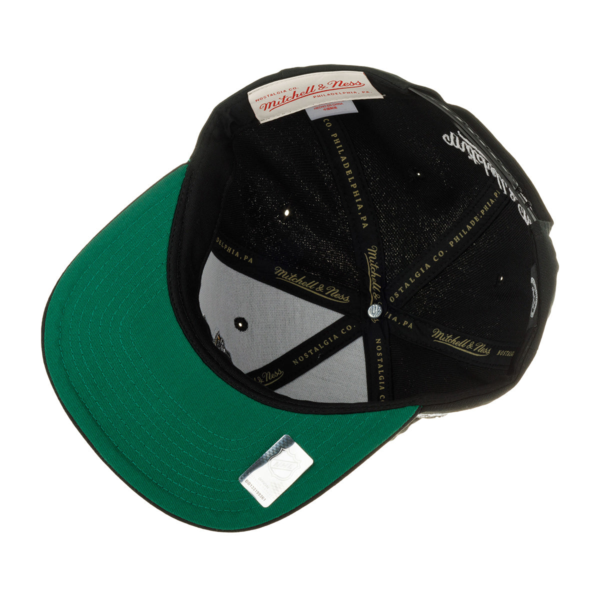 [HHSS6743-PPEYYPPPBLCK] MENS MITCHELL & NESS NHL TOP SPOT SNAPBACK PENGUINS