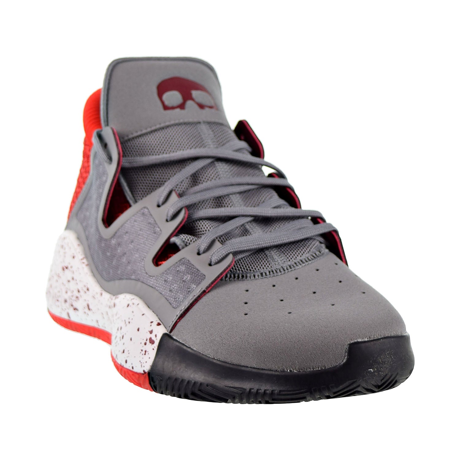 [G27754] MENS ADIDAS PRO VISION 'GREY COLLEGIATE BURGUNDY'