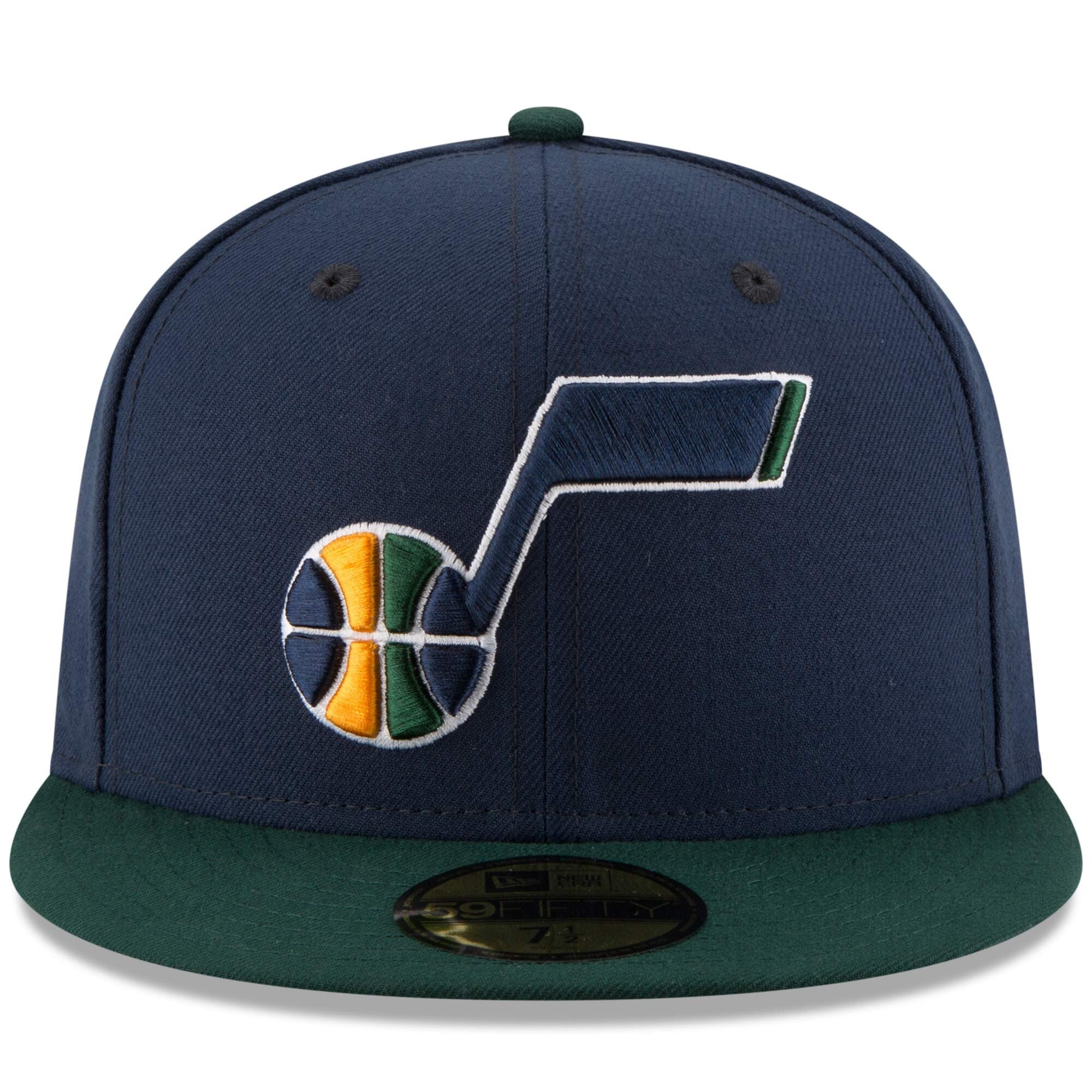 [70343563] MENS NEW ERA NBA UTAH JAZZ 5950 2TONE FITTED - NAVY/GREEN