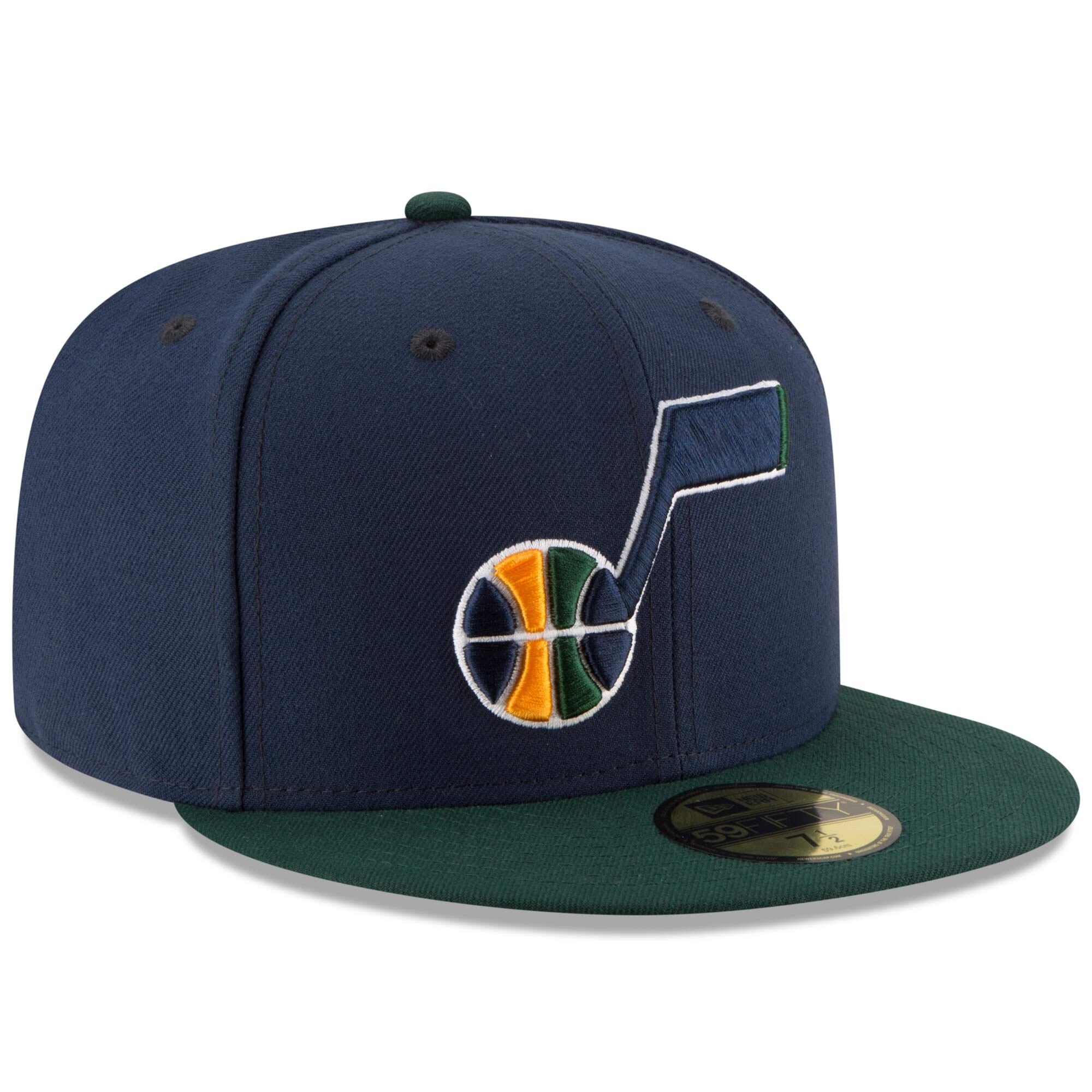 [70343563] MENS NEW ERA NBA UTAH JAZZ 5950 2TONE FITTED - NAVY/GREEN