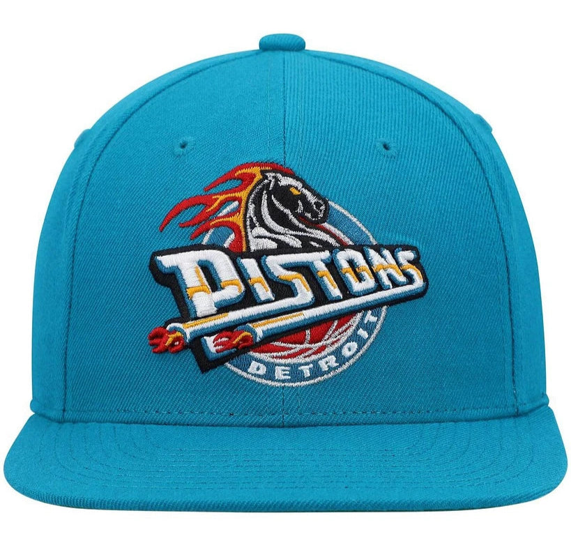 MENS MITCHELL & NESS NBA TEAM GROUND 2.0 FITTED HWC PISTONS